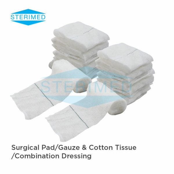 Surgical Pad, Gauze and Cotton Tissue, Combination Dressing